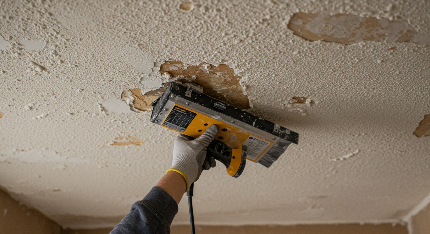 Popcorn Ceiling Removal Process